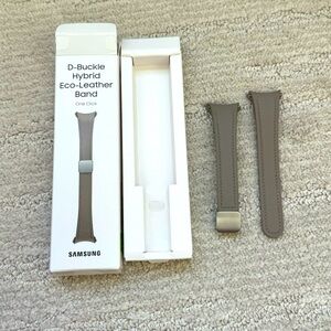 Samsung D-Buckle Eco Leather Clay 20mm Watch Band